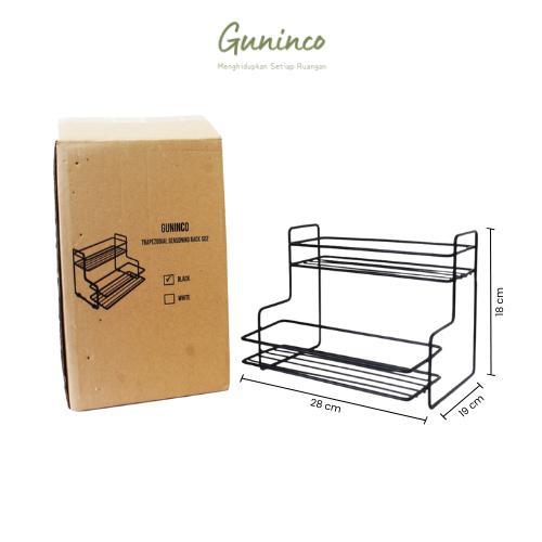 Guninco Rak Serbaguna Rak Bumbu Dapur Rak Kamar Mandi Tempat Bumbu