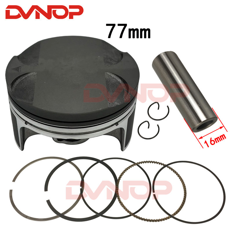 Zongshen Nc250 Motorcycle Cylinder Accessories Nc 250 Xz250R T6 Zs177Mm Engine Piston Ring Piston