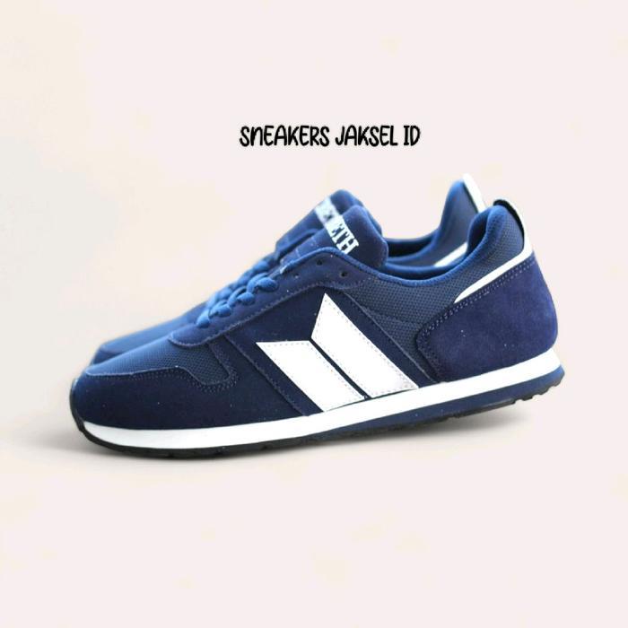 TERLARIS Sepatu Sneakers Pria Macbeth Classic Casual Shoes Beats Seller - Navy White