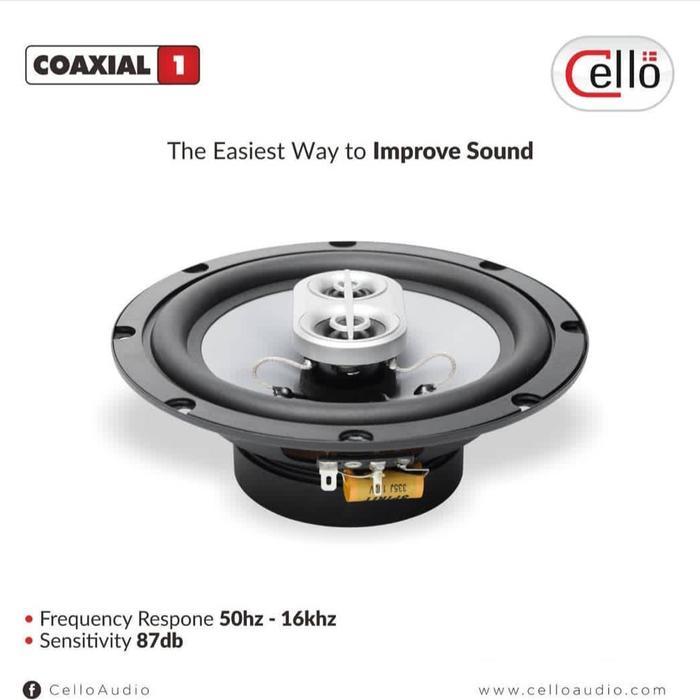 Speaker Coaxial 3Way Cello Plug N Play Pintu Toyota Innova Zenix Populer