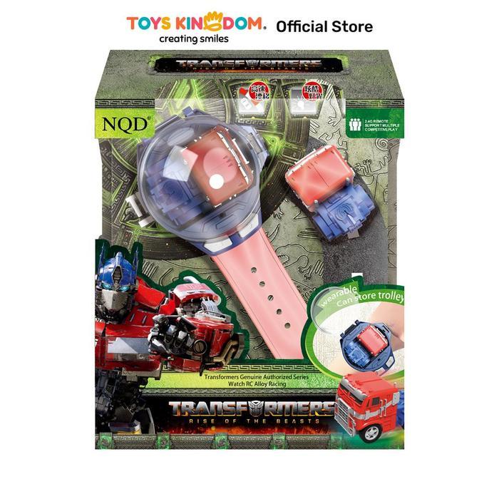 TOP GEAR TRANSFORMERS OPTIMUS PRIME WATCH METAL CAR REMOTE CONTROL - MERAH/BIRU