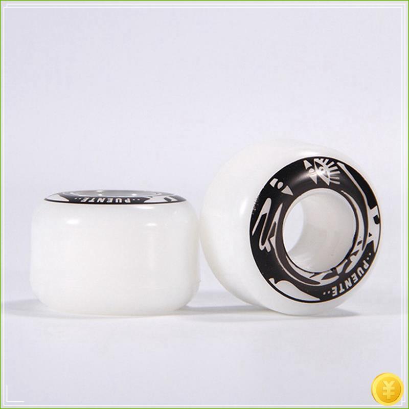 NEW-PUENTE 4Pcs Set Skateboard Wheels Durable PU Skate Wheels Longboard Cruiser Wheels For Ollie