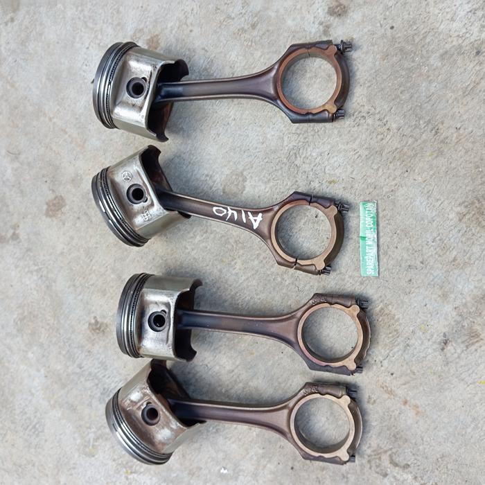 Piston set stang dan ring seher sekher Mercy A140 w168 original Mercedes-Benz oversize STD standar c