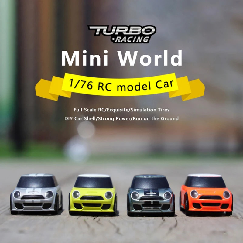 Turbo Racing 1:76 RC Car Mini Full Proportional Electric Race RTR Car Kit 2.4GHZ Racing Experience