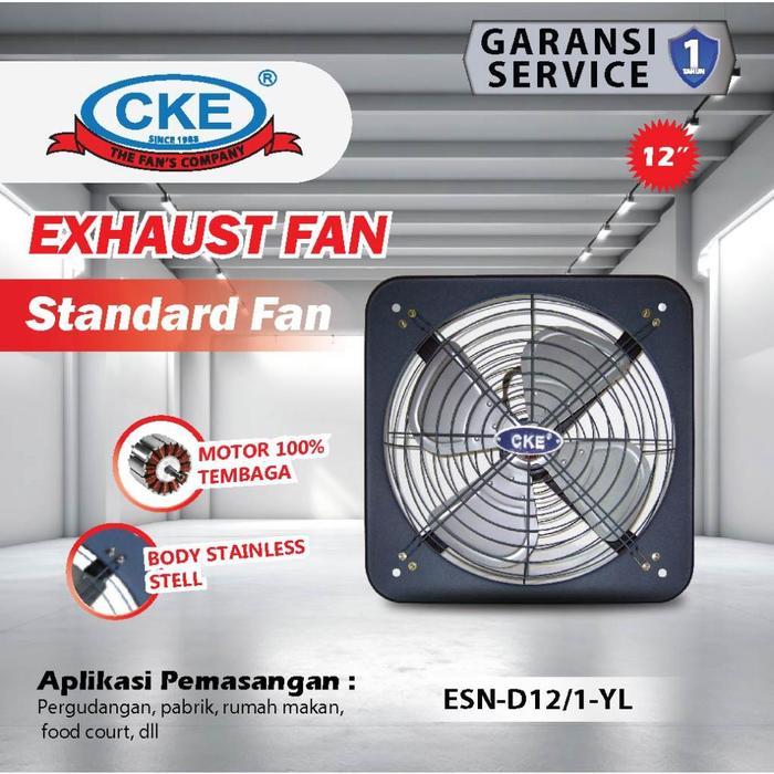 CKE Exhaust Fan Standard DBN 12 Inch Fan Rumah Dapur Toilet Heksos