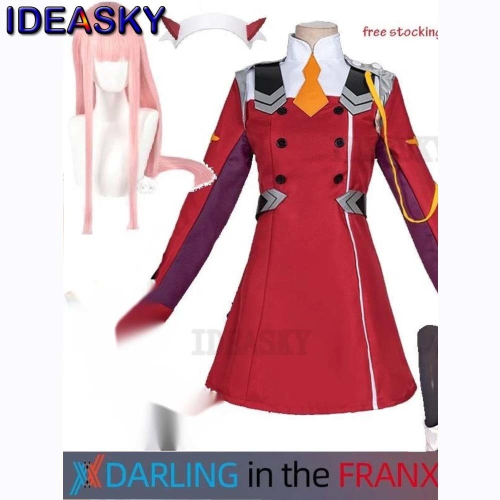 Game Darling Darling In The Franxx Zero Two Cosplay Costume Dress 02 Cosplay Costume Women Cosplay