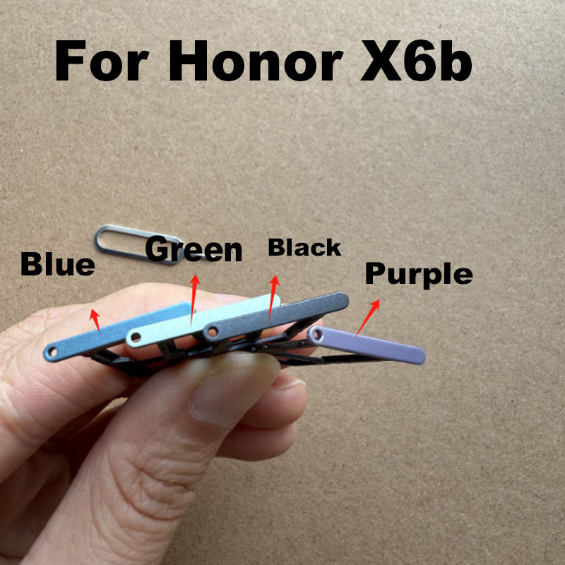 New For Honor X6B Sim Card Tray Holder Socket Adapter Connector Repair Parts Replacement