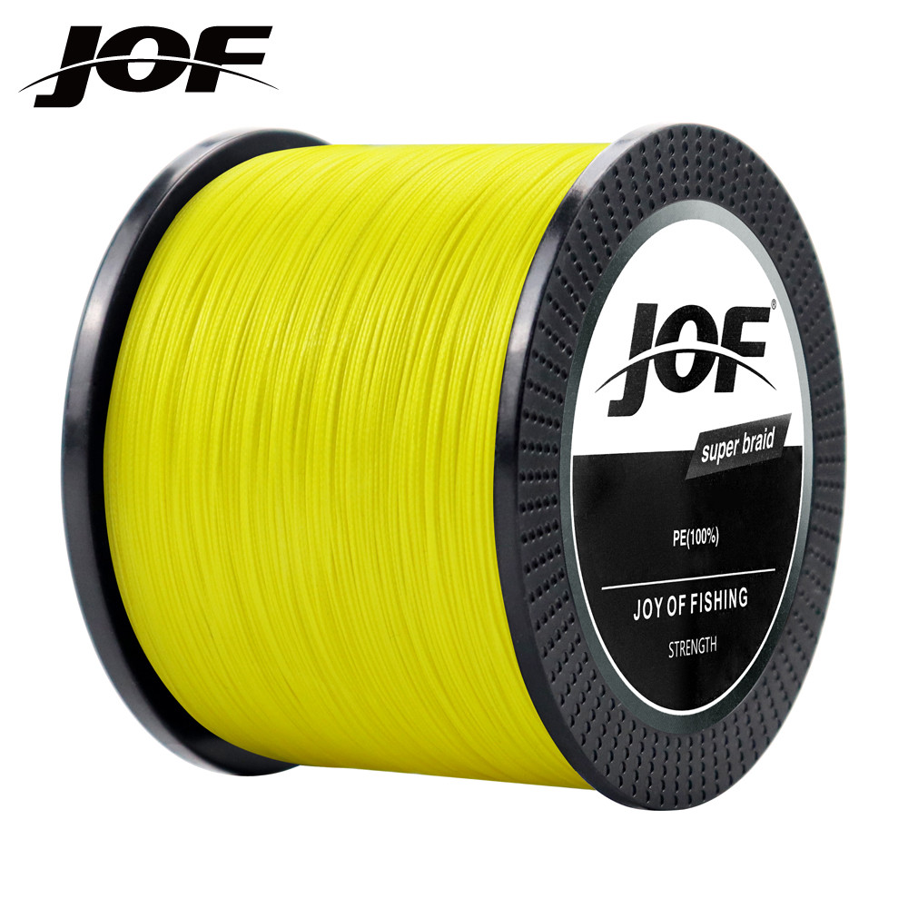 JOF Braided Fishing Line 4 Strands Multifilament Pe Line 300M 500M 1000M Carp Fishing Strong Power