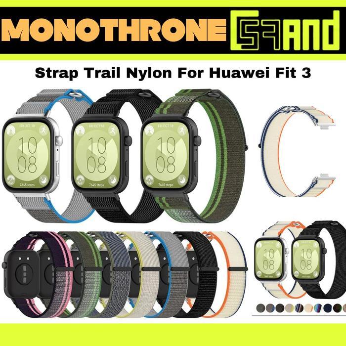 Strap Huawei Fit 3 Huawei Watch Fit 3 Strap Trail Nylon