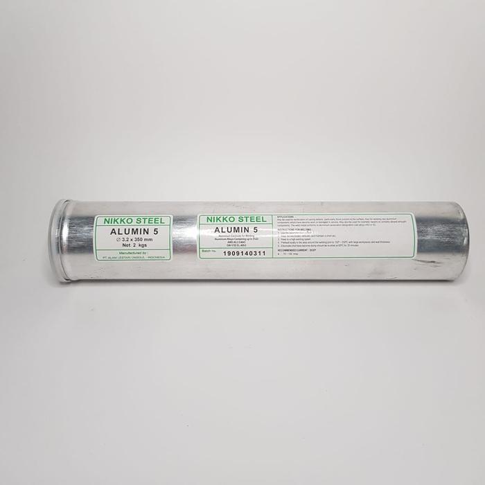 Kawat Las Mma / Stick Aluminium 3.2 Mm Nikko Steel Alumin 5 Per Ons