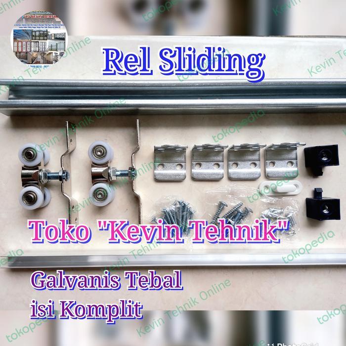 Premium Rel Sliding J3 180 Cm, Rel Pintu Geser, Rel Pintu Sliding Original