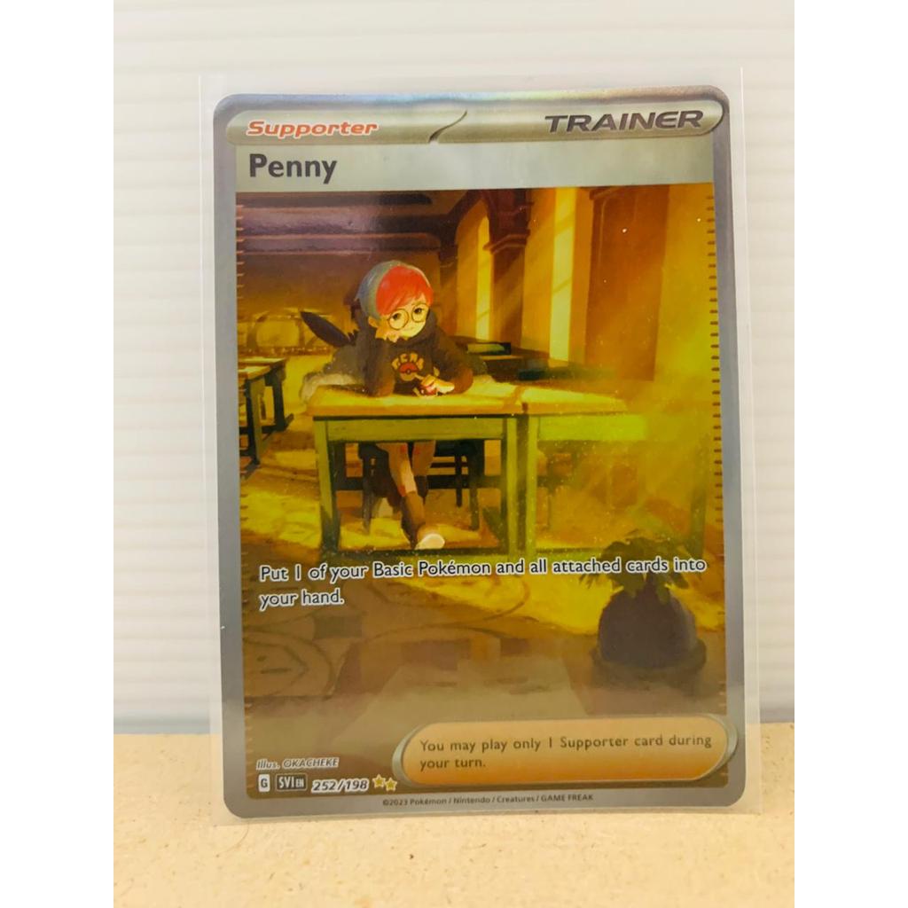 SAR Penny SIR Scarlet Violet Base Pokemon English Inggris