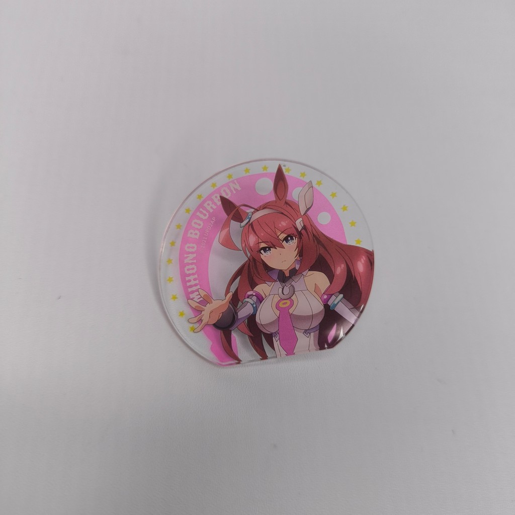 Acrylic Clip Badge Uma Musume Pretty Derby Mihono Bourbon