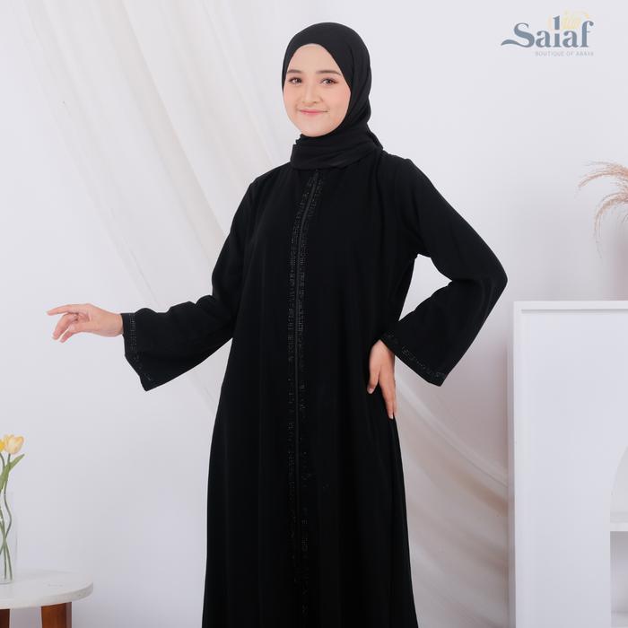 Salaf Boutique Of Abaya Abaya Gamis Hitam Turkey Kombinasi Mata Dress Muslim Syari Wanita Turki