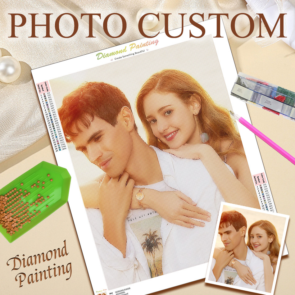 Photo Custom Diamond Painting Stitch Diy Diamond Mosaic Full Picture Of Rhinestone Diamond