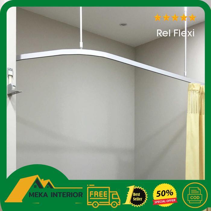 Terlaris TERBARU BEST SELLER Rel tirai rumah sakit / rel fleksi & Rel Nestara Shop
