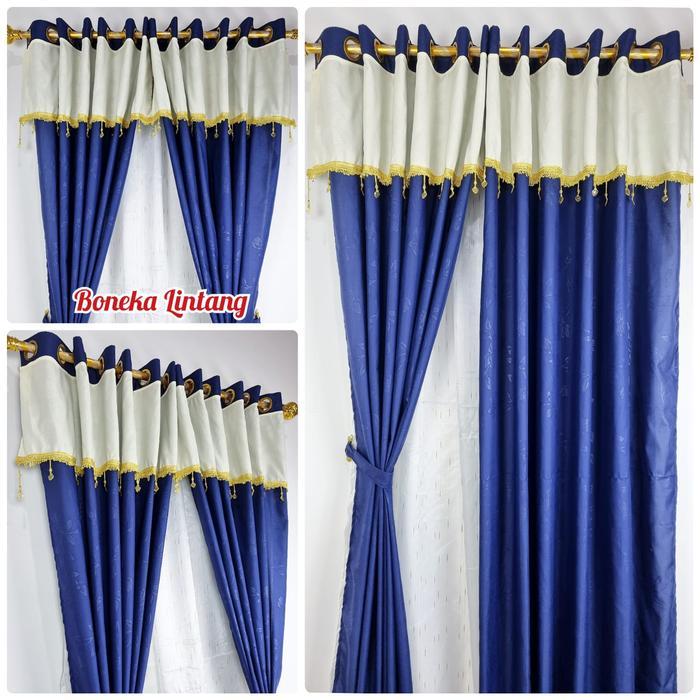 Gorden Rumbai Renda Mewah - Korden Pintu Pony Renda Cantik