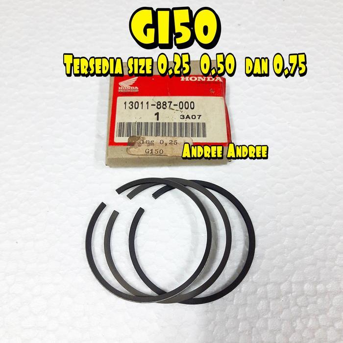 G 150 Ring Piston Seher Honda G150 G-150 Size 0.25 0.50 0.75 Original