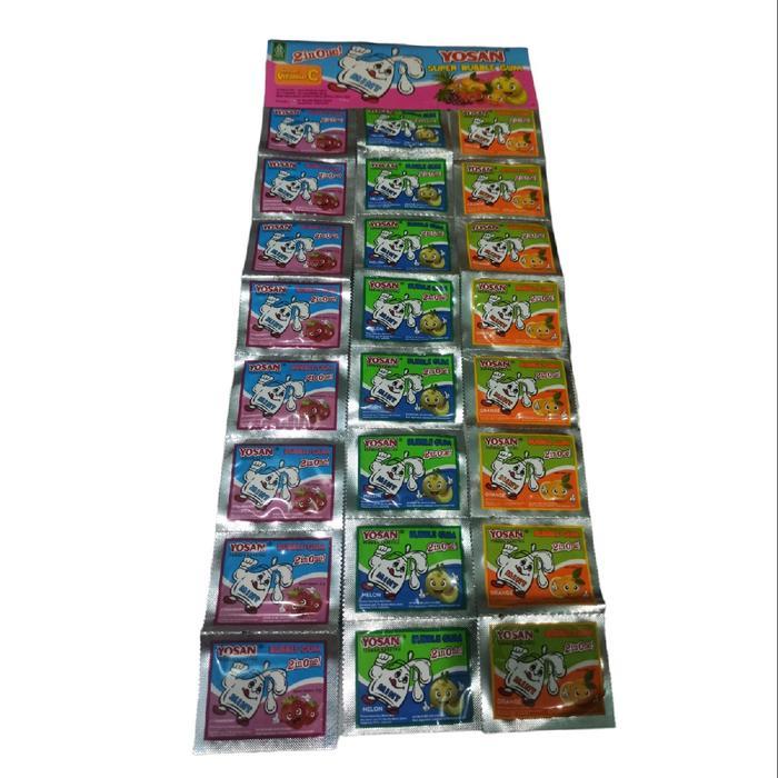 "New" Yosan Permen Karet 1renceng