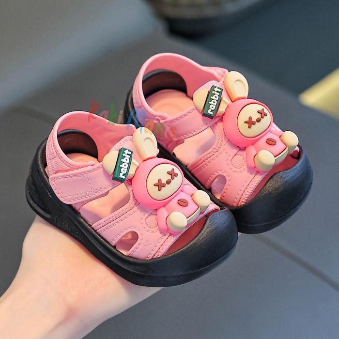Bata Tomkins - B443 Sepatu Sandal Anak Bayi Laki Laki Perempuan Lucu Bahan Karet Sendal Anak Cewek