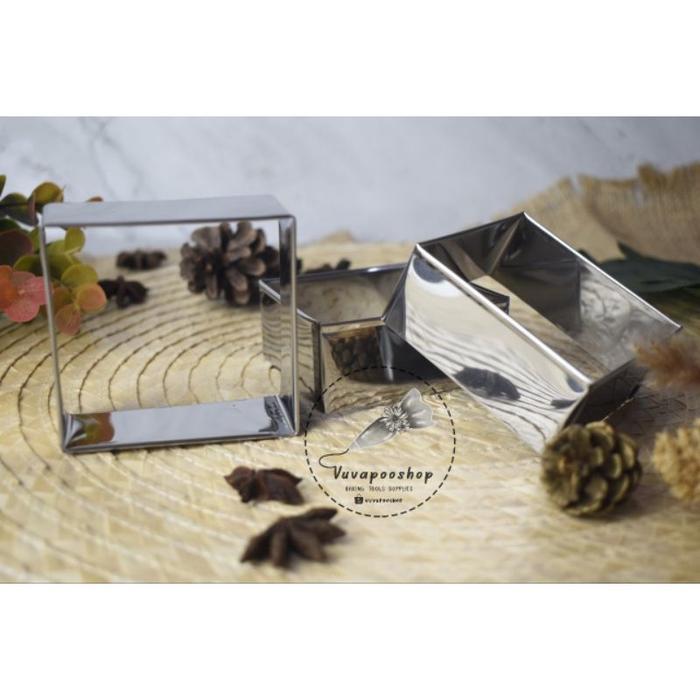 RING ROTI KOTAK / RING ALUMINIUM ROTI BREAD / RING CUTTER PERSEGI