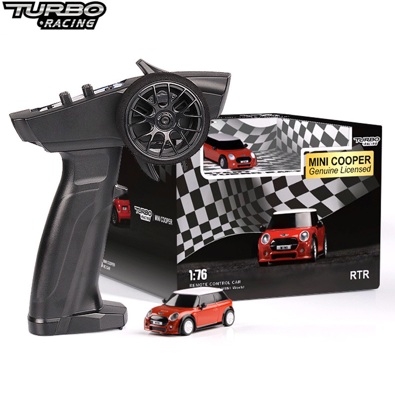 Turbo Racing Mini Cooper F56 3 Door Hatch 1/76 Radio Control Turbo Racing Rc Car Rtr Kit
