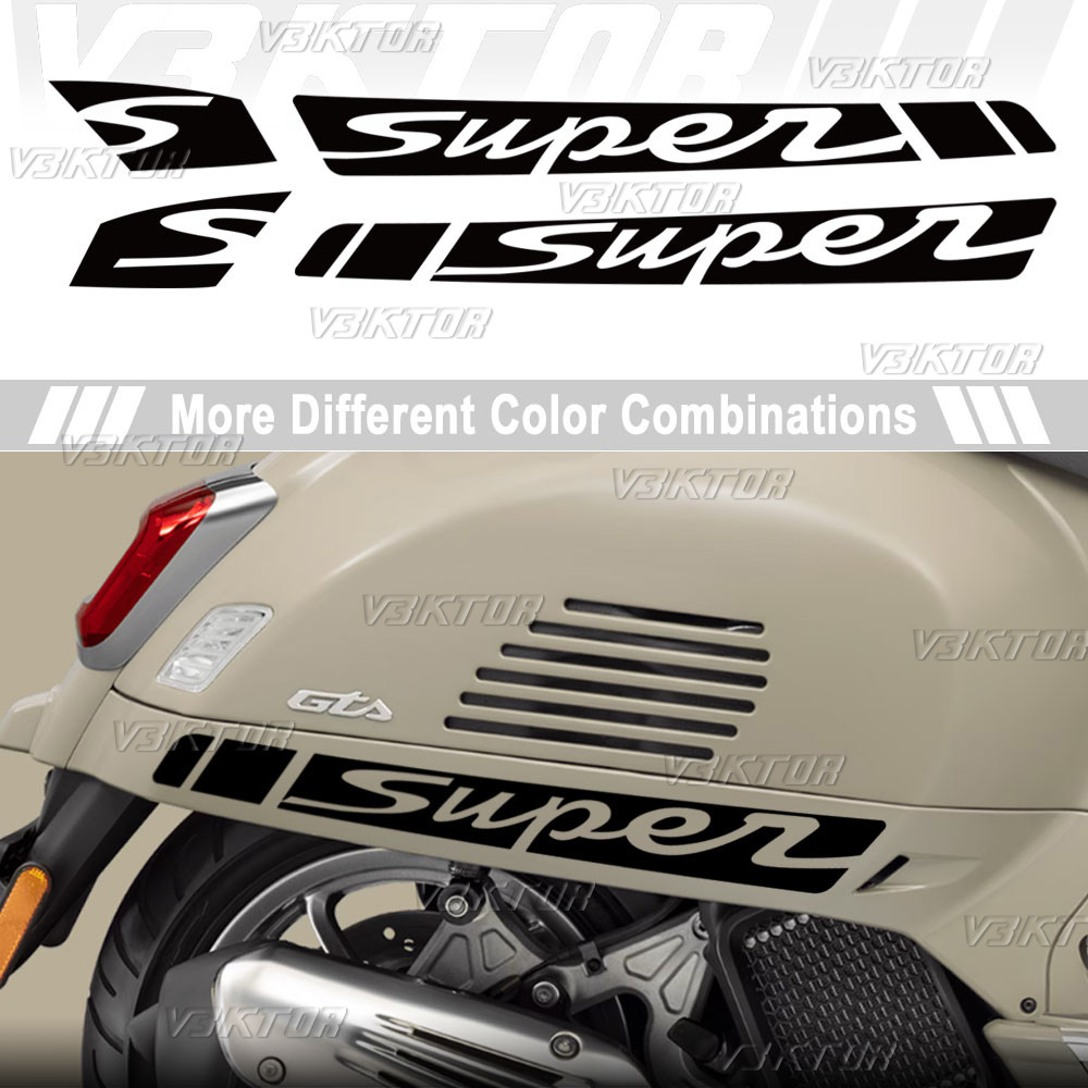 For Vespa Gts / Gts Super Gts 250 Gts 300 Gtv 250 Gtv 300 Gts250 Gtv300 Scooter Sticker Kit Body