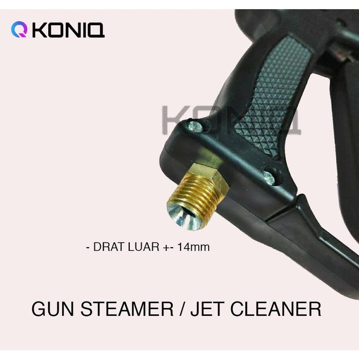GUN STEAM CLEANER / GUN STEAMER NOSEL PENDEK / JET CLEANER