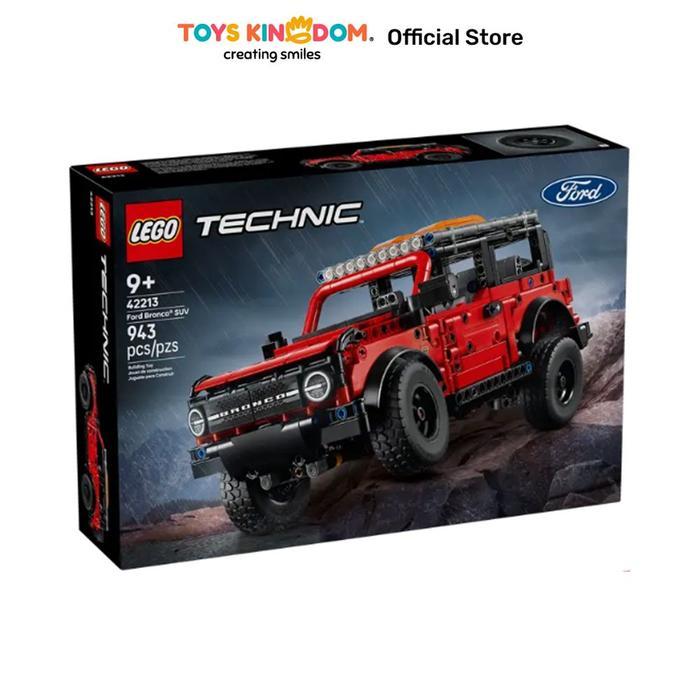 Toys Kingdom Lego Technic Ford Bronco Suv Set 943 Pcs 42213 - Merah Block Bricks Kids Toy Mainan