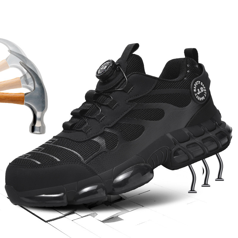 Larnmern Steel Toe Shoes For Men Women Wide Safety Sneakers Comfortable Safety Shoes Colorful Tennis