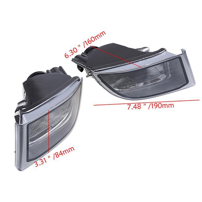 Possbay Clear Lens Fog Light Lamp Housing For Toyota Land Cruiser