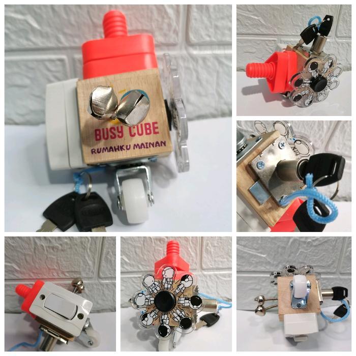 MAINAN MONTESSORI MONTESORI ANAK BUSY CUBE
