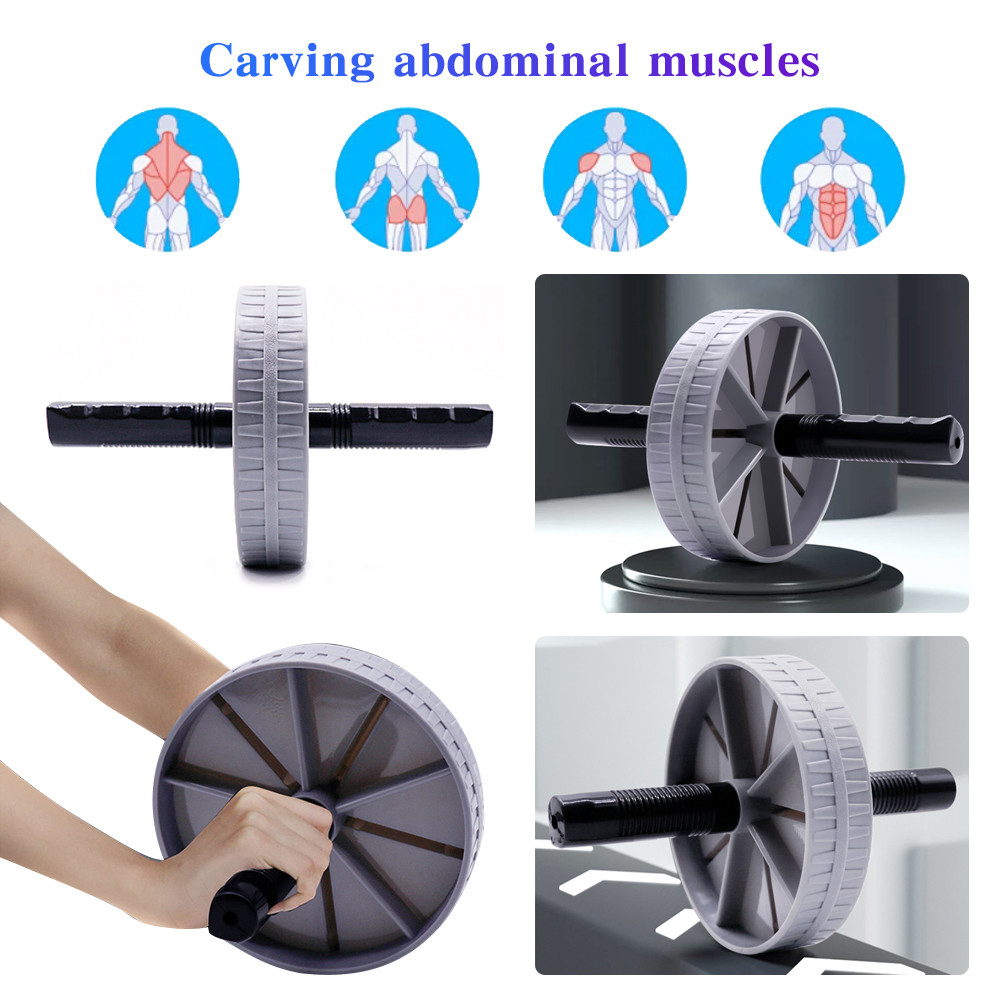 Workout Ab Roller Wheel Non-Slip Abdominal Wheel No Abdominal Trainer Abdominal Exerciser For Home