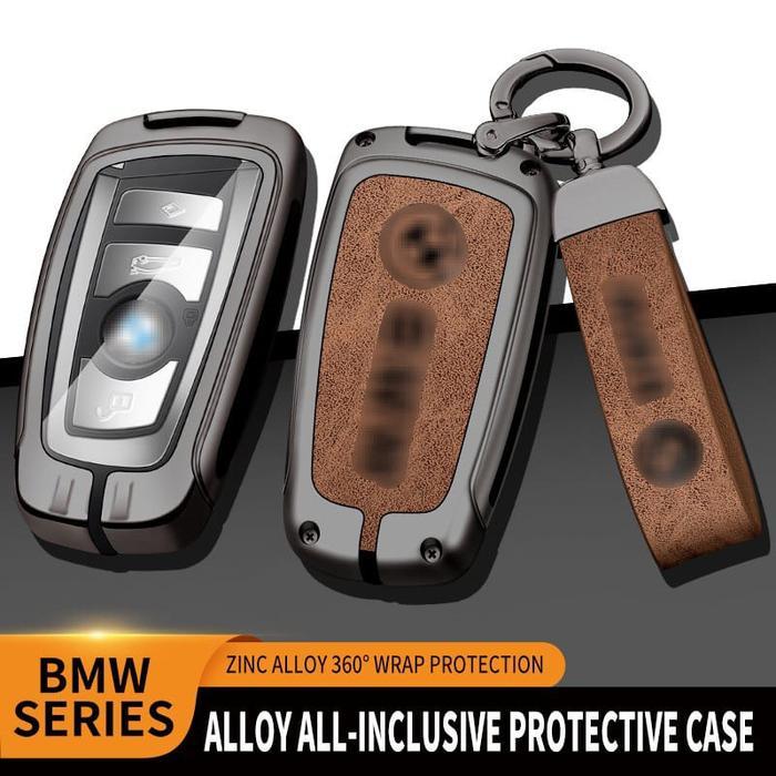 Metal Kulit Key Case Sarung Kunci Bmw F10 F20 F25 F30 X1 X3 520 320