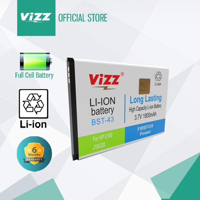 Vizz Battery Sony Bst43 U100 J10 J20 Baterai Bst 43 Original