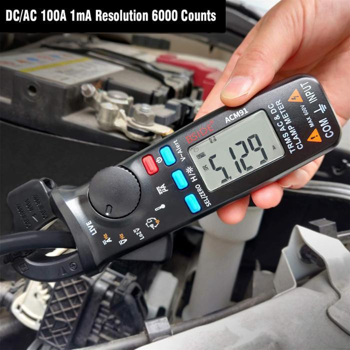 Bside Digital Clamp Meter Ac/Dc Current Voltagetester Meter