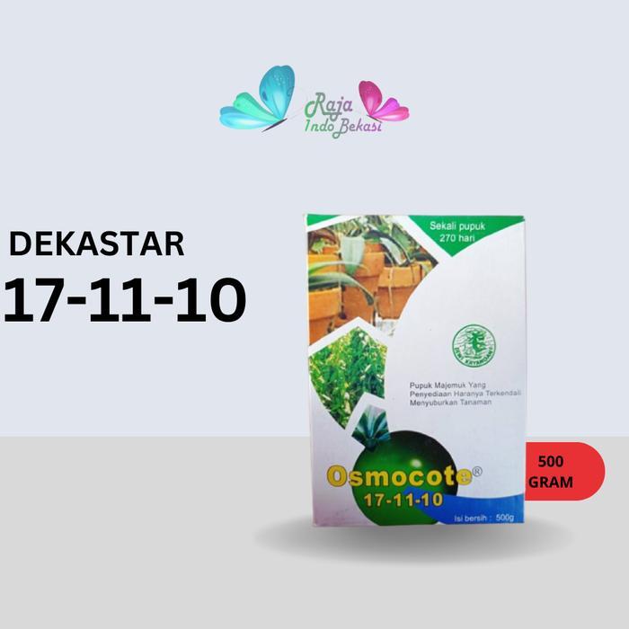 Osmocte Dekastar Plus 17 11 10 TE 500 Gram Pupuk Majemuk 500gram