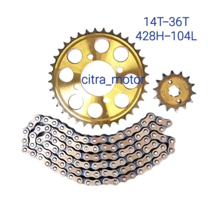 Gear Set Gir Paket Smash New Smash Titan Smash 110