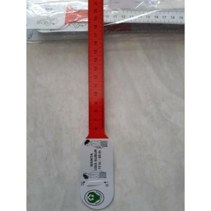 pita lila / alat ukur lingkar lengan bayi / pita lila