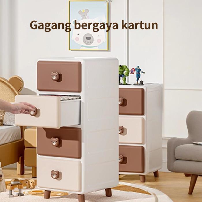 Laci Plastik Besar Lemari Penyimpanan Berkapasitas Besar Lemari Laci Plastik
