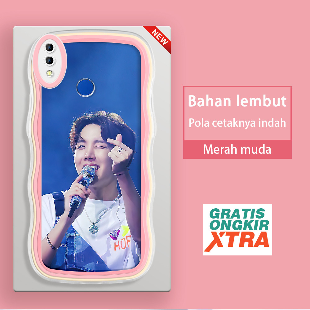 Casing HP Realme 2 3 pro C2 C2S C61 C63 C65 C67 12LITE C75 A1K  Pola Jung Ho-seok BTS  warna-warni g
