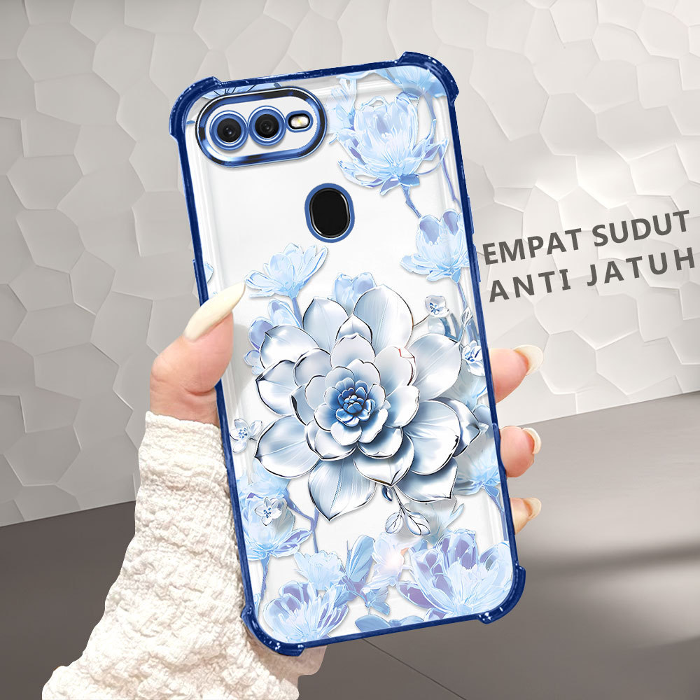 Casing Hp Untuk For Realme 2 U1 Pro Kantung Udara Softcase Beautiful Flower FS 2493 Phone Case Cassi