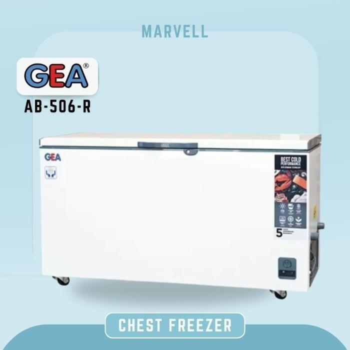 CHEST FREEZER GEA AB-506-R KULKAS FREEZER BOX PENDINGIN FROZEN FOOD
