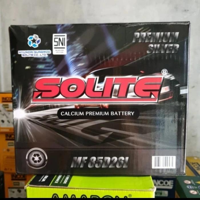 Best Seller AKI BATERAI KERING SOLITE 85D26L/NX110-5L INNOVA DIESEL FORTUNER Berkualitas 100%