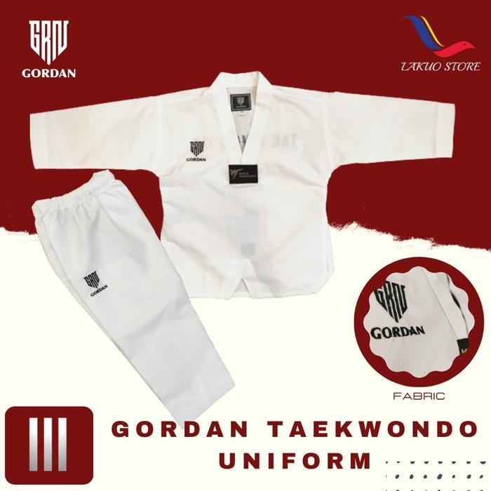 DOBOK GORDAN DIAMOND / SERAGAM TAEKWONDO KERAH MERAH HITAM & KERAH PUTIH / DOBOK TAEKWONDO