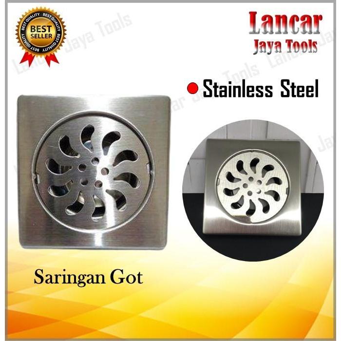 Floor Drain Saringan Got Kamar Mandi Floor Drain 4 Inch Stainless Murah a