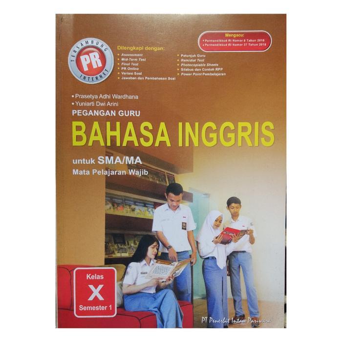 TERLARIS Buku PR Pegangan Guru Bahasa Inggris 10 SMA Intan Pariwara READY STOCK