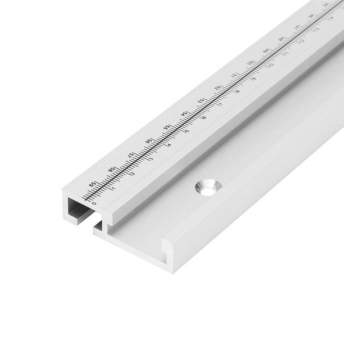 T-Track T-Slot Ukuran 1000Mm With Scale For Table Saw And Router Table