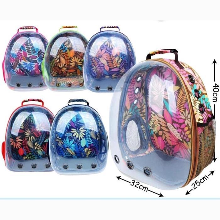 Tas Astronot Kucing Transparan Motif - Tas Cabin Murah Tas Kucing