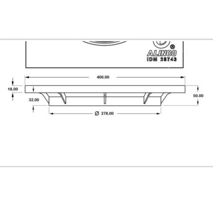 ALINCO DRAINAGE COVER 40x40 / TUTUP SEPTITANK 40 x 40 ABS PLASTIC
